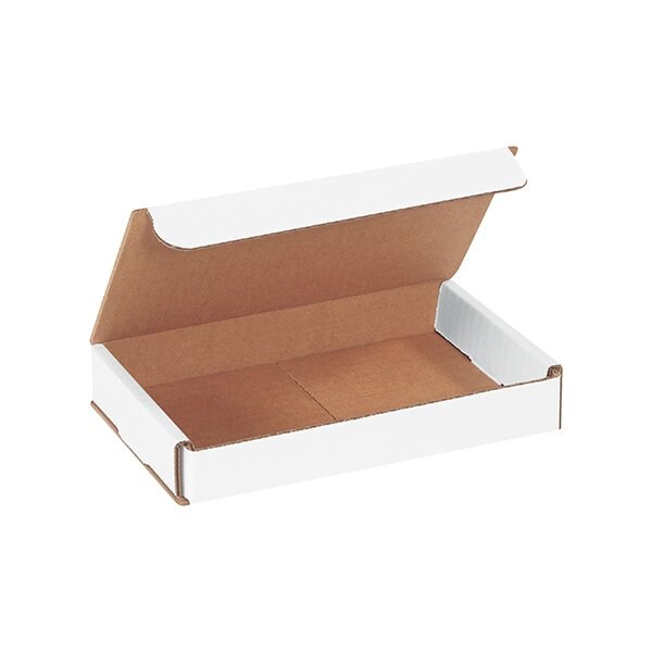 Bsc Preferred 7 x 5 x 1'' White Corrugated Mailers, 50PK BUY00711614 - main